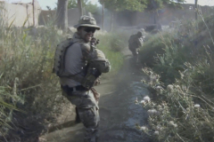 SGT Brett Wood on patrol in Afghanistan