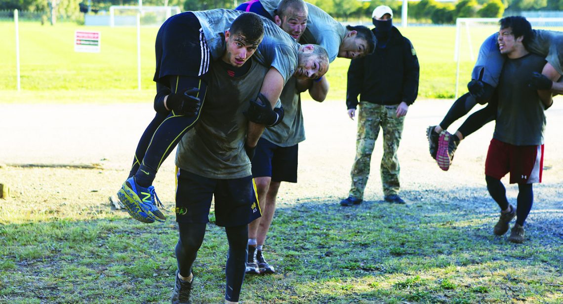 Australian Commandos put AIS & Japanese judoka through some punishment