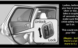 Uber child safety lock