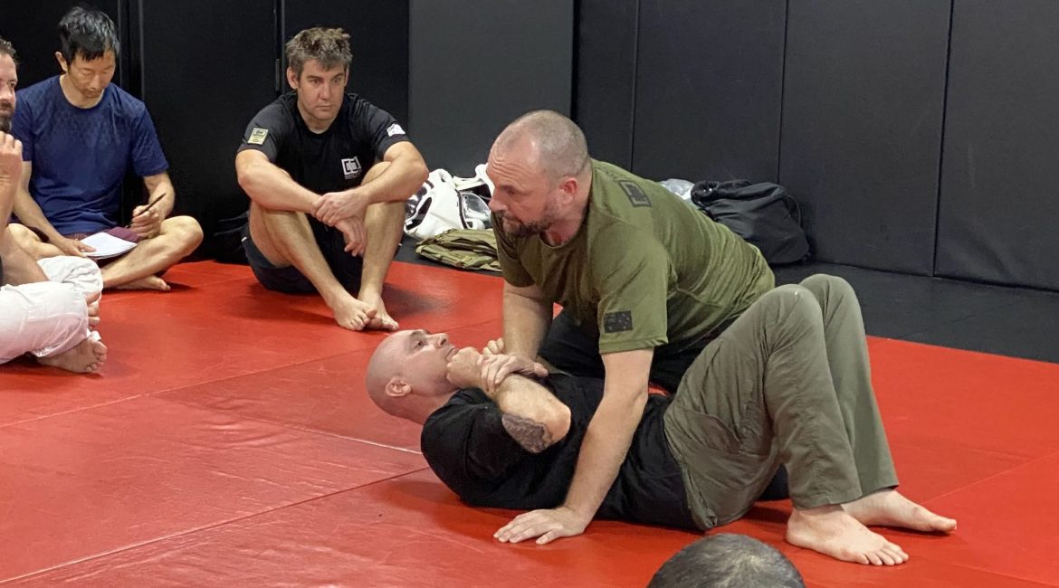Paul Cale teaching Kinetic Fighting, Sydney 2020