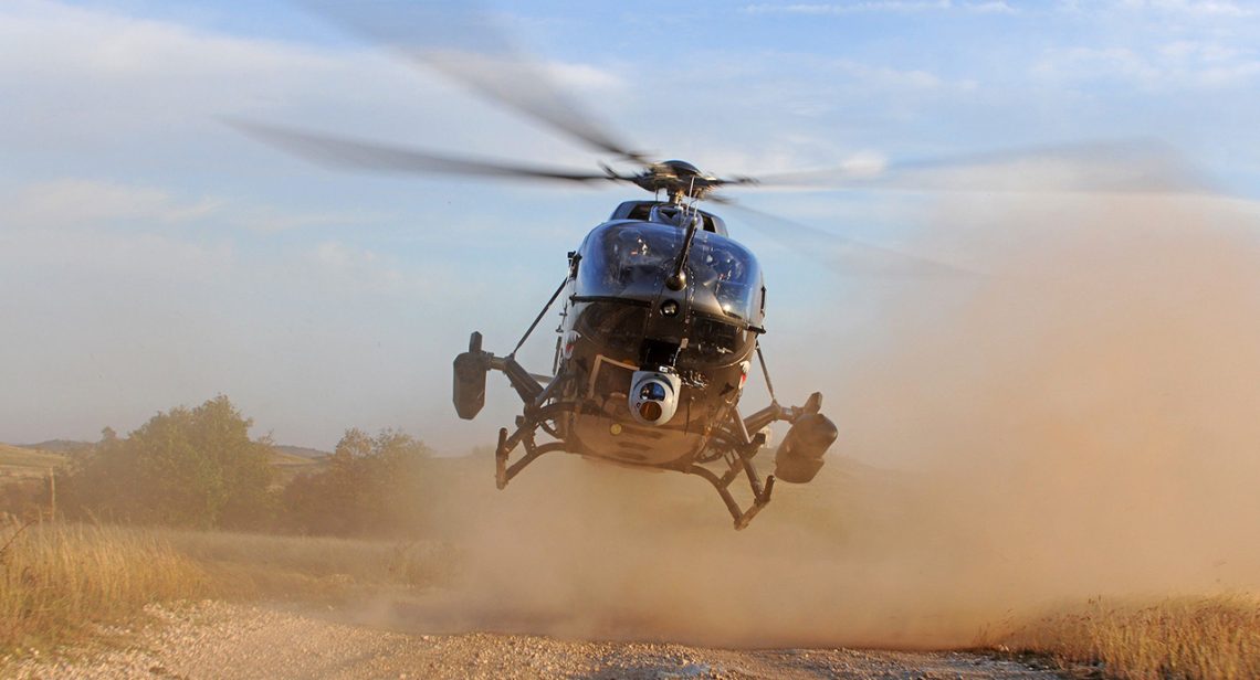 Airbus H145M battlefield support helicopter
