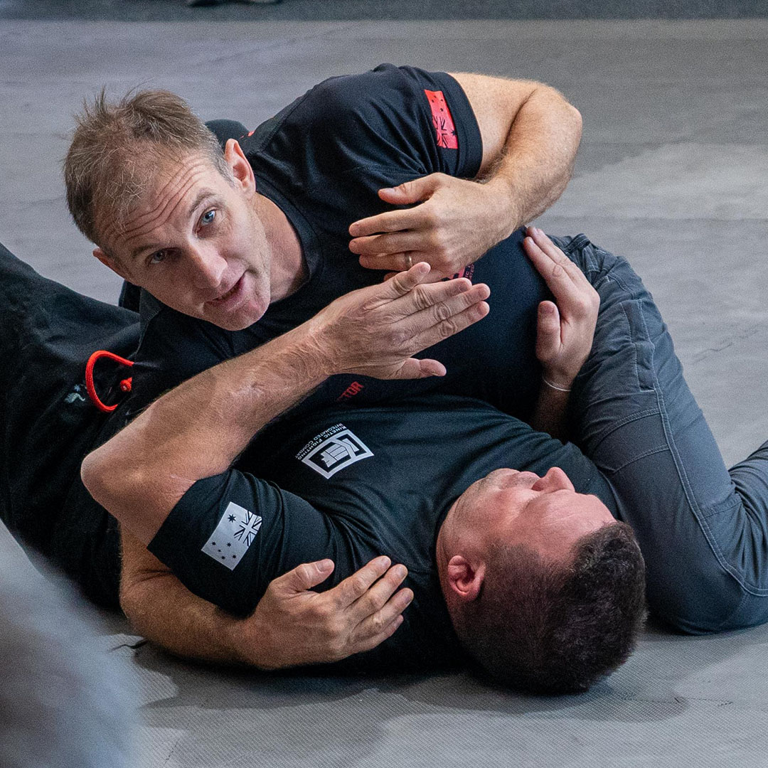 Kinetic Fighting Combatives Master Trainer Clancy Roberts